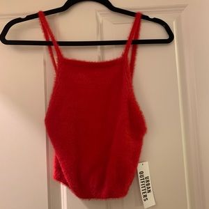 NWT- Urban Outfitters Fuzzy Crop Top Size M